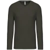 T-shirt V-hals lange mouwen