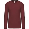 T-shirt V-hals lange mouwen