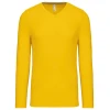 T-shirt V-hals lange mouwen