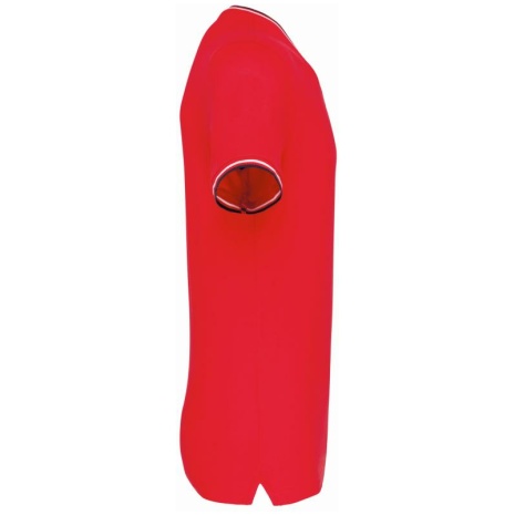 Heren-t-shirt piqué V-hals