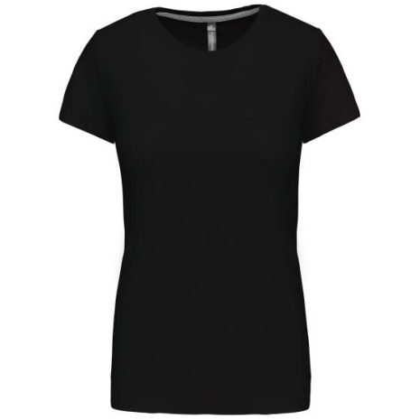 Dames t-shirt ronde hals korte mouwen