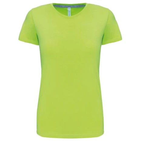 Dames t-shirt ronde hals korte mouwen