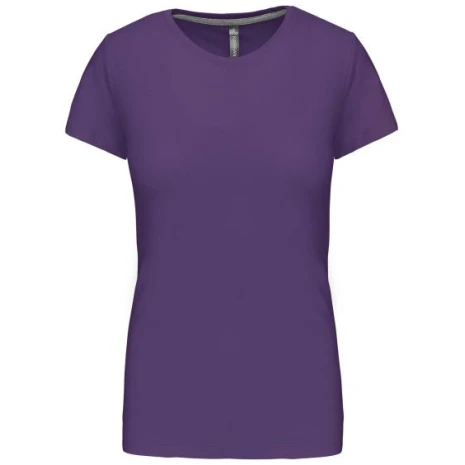 Dames t-shirt ronde hals korte mouwen