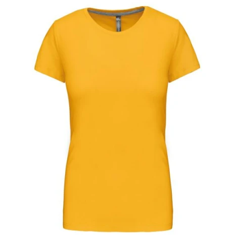 Dames t-shirt ronde hals korte mouwen