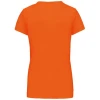 Dames T-shirt V-hals Korte Mouwen