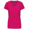 Dames T-shirt V-hals Korte Mouwen