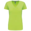 Dames T-shirt V-hals Korte Mouwen