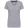 Dames T-shirt V-hals Korte Mouwen