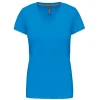 Dames T-shirt V-hals Korte Mouwen