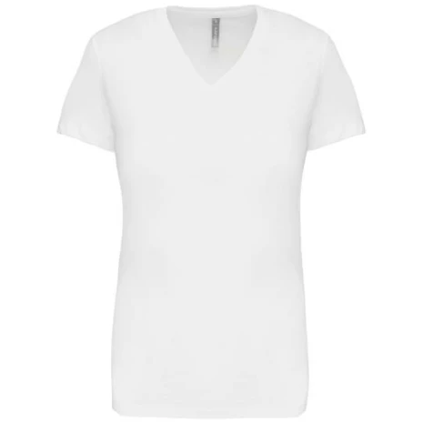Dames T-shirt V-hals Korte Mouwen