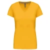 Dames T-shirt V-hals Korte Mouwen