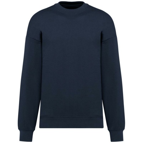 Ecologische oversized uniseks sweater met ronde hals