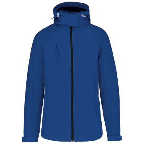 Dames softshell jas met afneembare capuchon