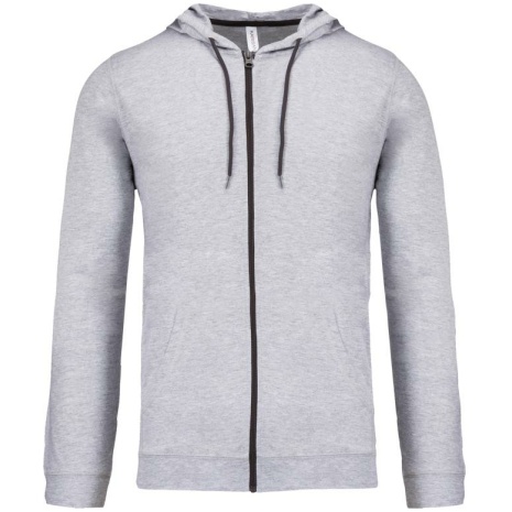 Hooded vestje van licht katoen