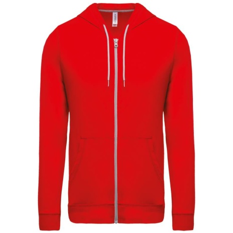 Hooded vestje van licht katoen