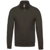 Sweater met ritskraag