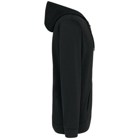 Sweater met rits en capuchon
