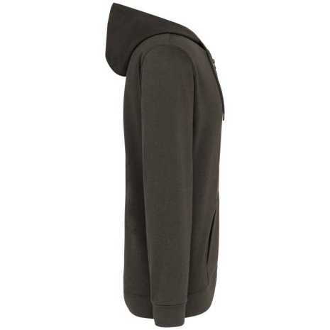 Sweater met rits en capuchon