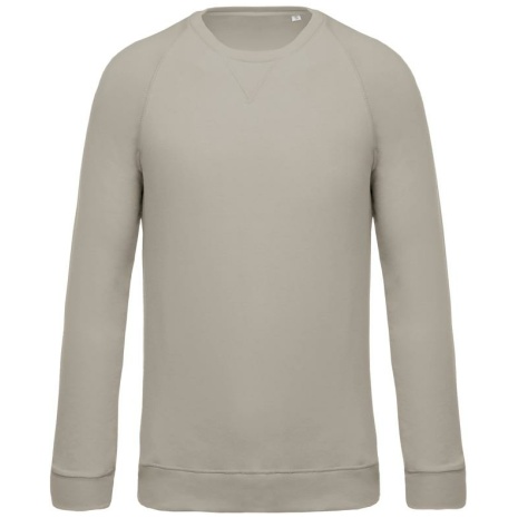 Herensweater BIO ronde hals raglanmouwen
