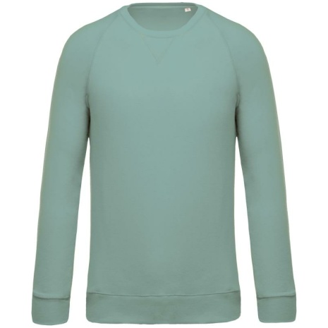 Herensweater BIO ronde hals raglanmouwen