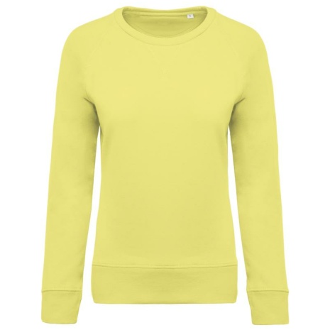 Damessweater BIO ronde hals raglanmouwen