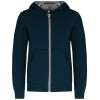 Kindersweater met rits en capuchon