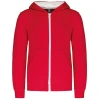 Kindersweater met rits en capuchon