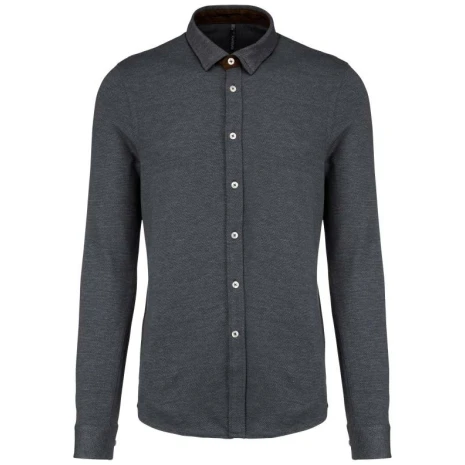 Jacquard overhemd  lange mouwen