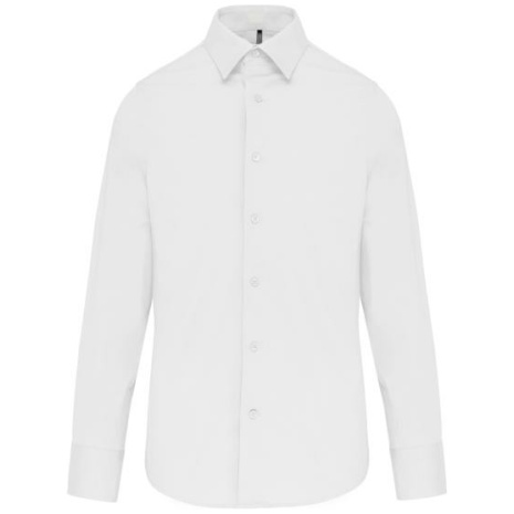 Heren stretch overhemd lange mouwen