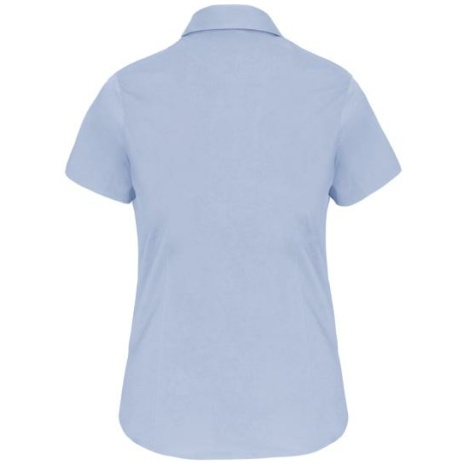 Dames stretch blouse korte mouwen