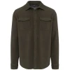 Overhemd van fleece met sherpavoering