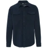 Overhemd van fleece met sherpavoering