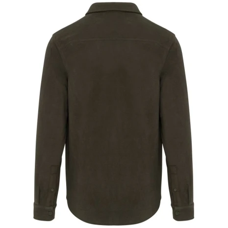 Overhemd van fleece met sherpavoering