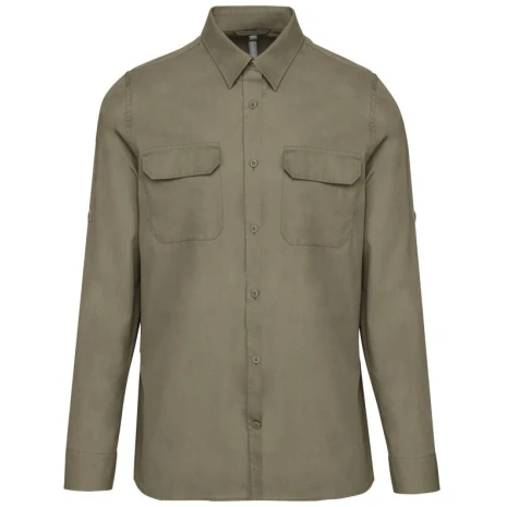 Overhemd safari lange mouwen