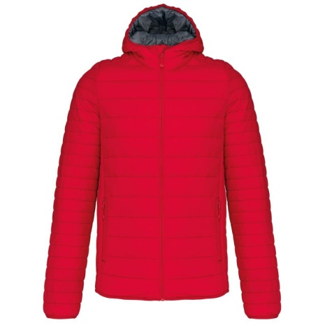 Men's lightweight hooded padded jacket