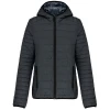 Ladies' lightweight hooded padded jacket