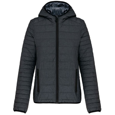Ladies' lightweight hooded padded jacket