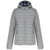 Ladies' lightweight hooded padded jacket