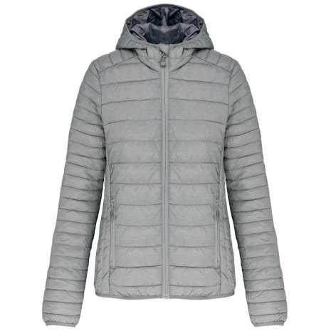 Ladies' lightweight hooded padded jacket