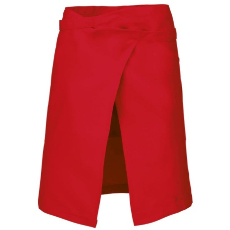 Katoenen halflang schort