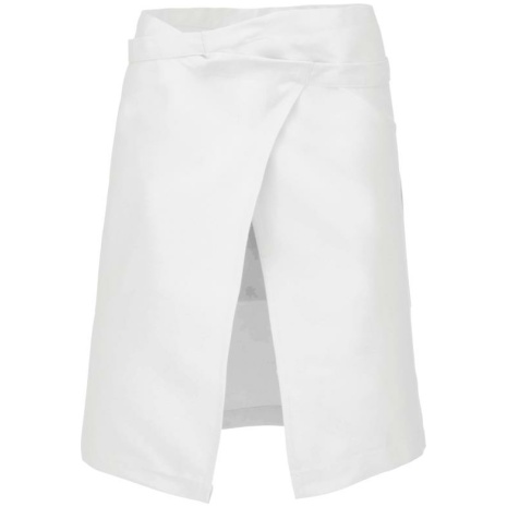 Katoenen halflang schort