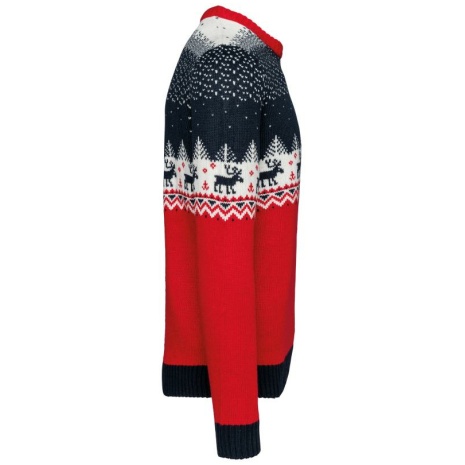 Kersttrui met ronde hals uniseks