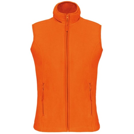 Bodywarmer van microfleece dames