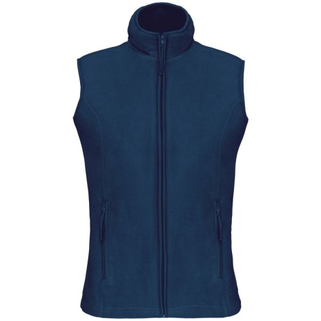Bodywarmer van microfleece dames