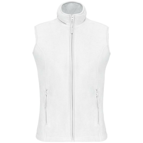 Bodywarmer van microfleece dames