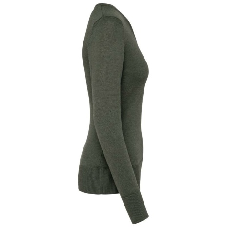 Dames pullover met v-hals