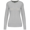 Damespullover ronde hals