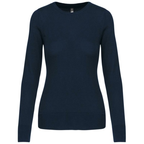 Damespullover ronde hals