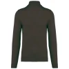 Heren pullover met ritskraag