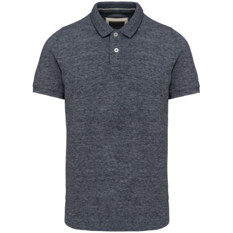 Vintage herenpolo met korte mouwen